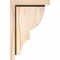 Ekena Millwork Ridgewood Smooth Corbel w/Backplate, Douglas Fir, 7 1/2"W x 8"D x 12"H COR08X08X12RID01SDF - alternate 3
